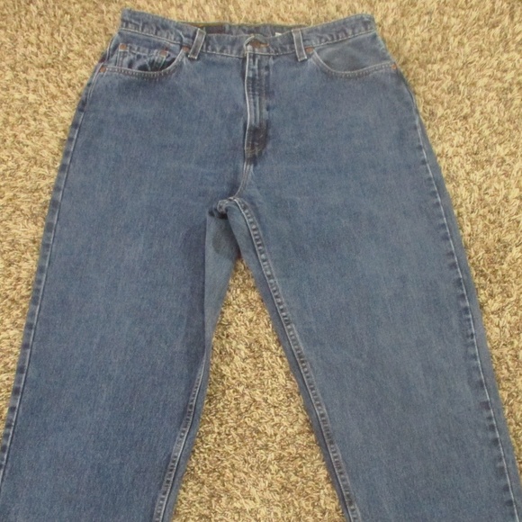 Levi's Vintage 90s‎ Jeans Women's 14 Dark Wash 561 Loose Straight Denim Made USA - Picture 3 of 7
